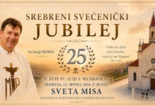 Najava proslave srebrnoga jubileja svećeništva fra Josipa Repeše